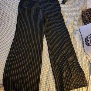 Lauren Ralph Lauren " Sanderson " Pinstripe pants, Black/white Size 16 NWT
